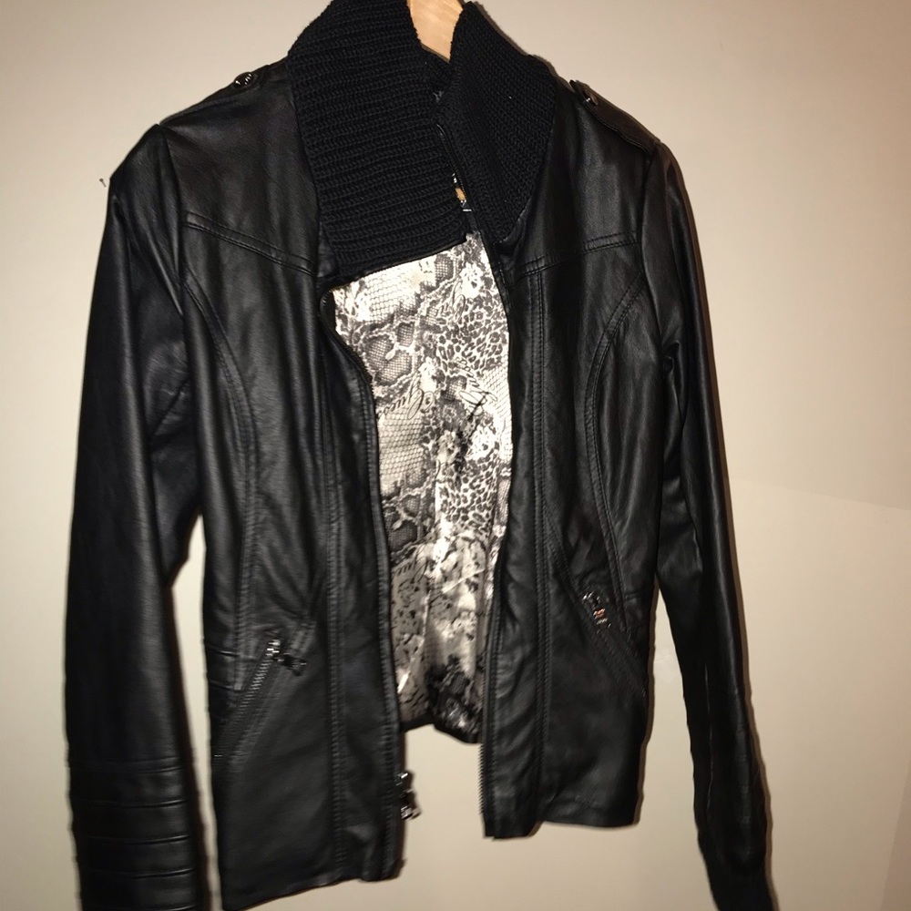 Guess leather jacket